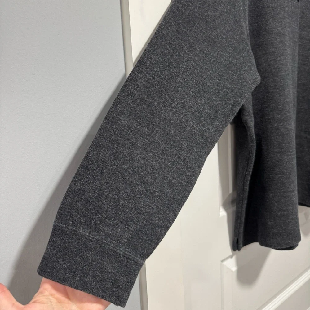 Polo Ralph Lauren Men's Charcoal Quarter Zip-Up Sweater